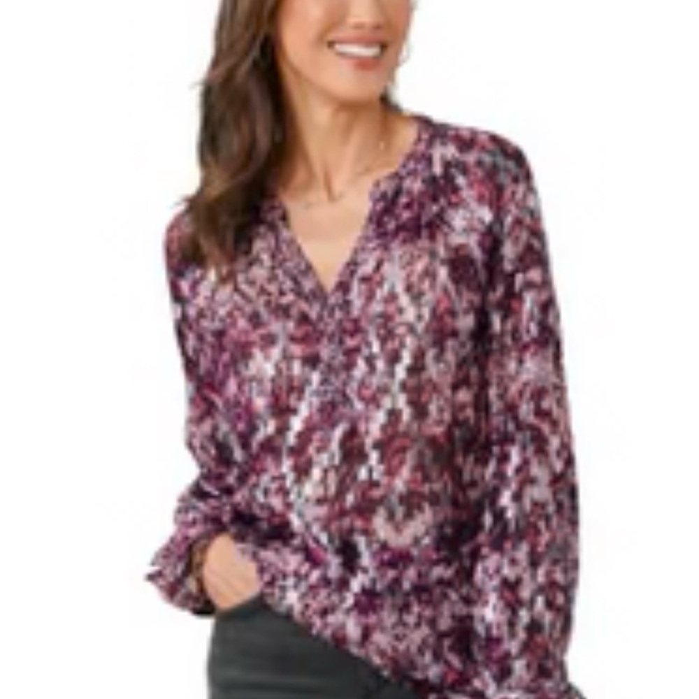 Democracy Multicolor Floral Blouse‎